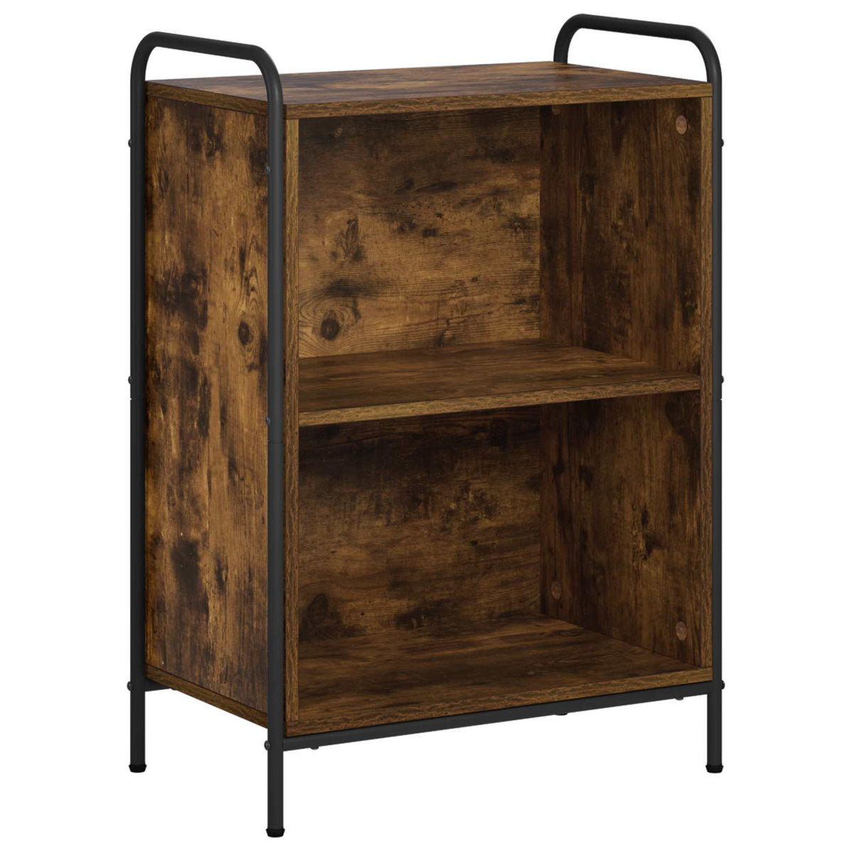vidaXL Book Cabinet 55.5 x 33 x 80 cm Engineered Wood Smoked Oak