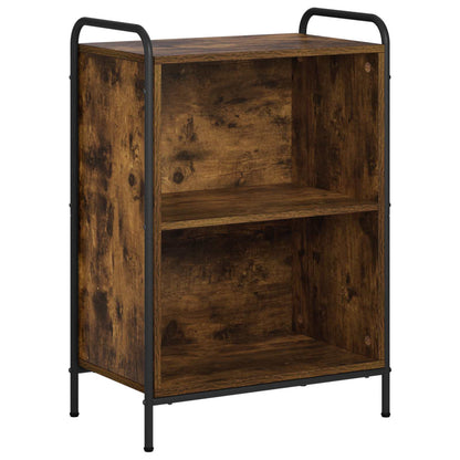vidaXL Book Cabinet 55.5 x 33 x 80 cm Engineered Wood Smoked Oak