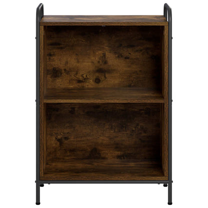 vidaXL Book Cabinet 55.5 x 33 x 80 cm Engineered Wood Smoked Oak