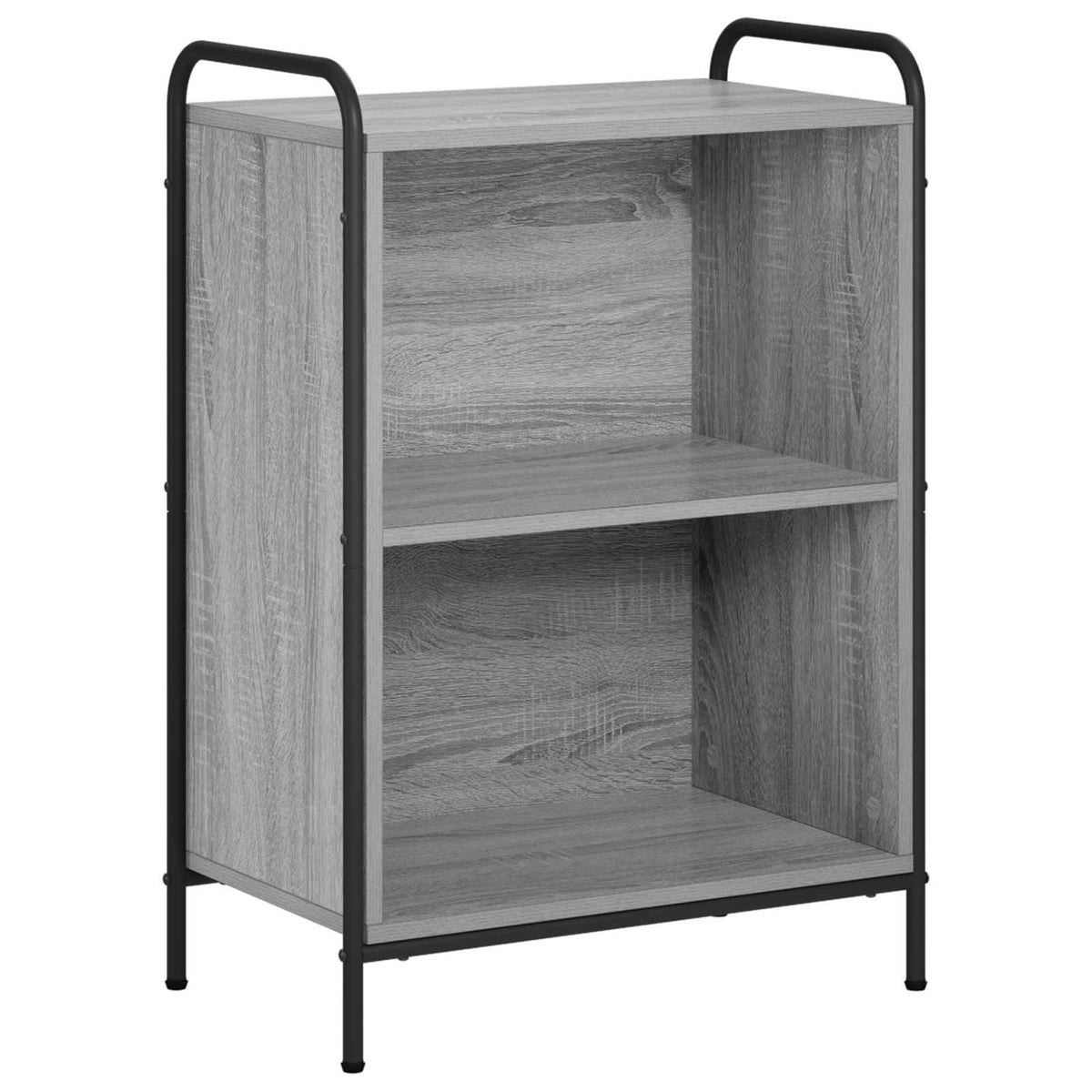 vidaXL Book Cabinet 55.5 x 33 x 80 cm Engineered Wood Grey Sonoma