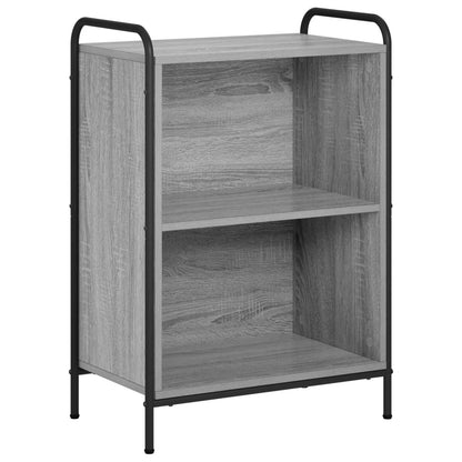 vidaXL Book Cabinet 55.5 x 33 x 80 cm Engineered Wood Grey Sonoma