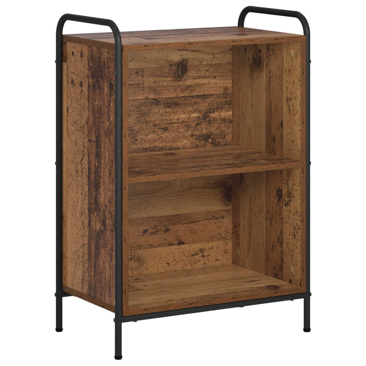 vidaXL Book Cabinet 55.5 x 33 x 80 cm Engineered Wood Old Wood