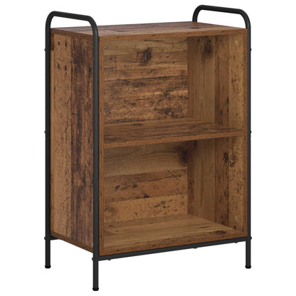 vidaXL Book Cabinet 55.5 x 33 x 80 cm Engineered Wood Old Wood