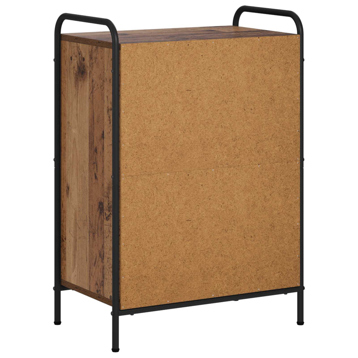 vidaXL Book Cabinet 55.5 x 33 x 80 cm Engineered Wood Old Wood