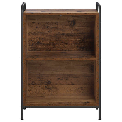 vidaXL Book Cabinet 55.5 x 33 x 80 cm Engineered Wood Old Wood