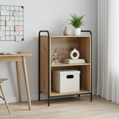 vidaXL Book Cabinet 55.5 x 33 x 80 cm Engineered Wood Artisan Oak