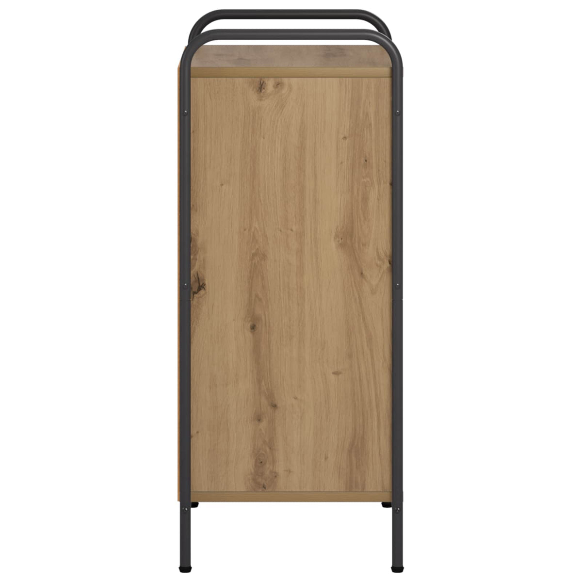 vidaXL Book Cabinet 55.5 x 33 x 80 cm Engineered Wood Artisan Oak