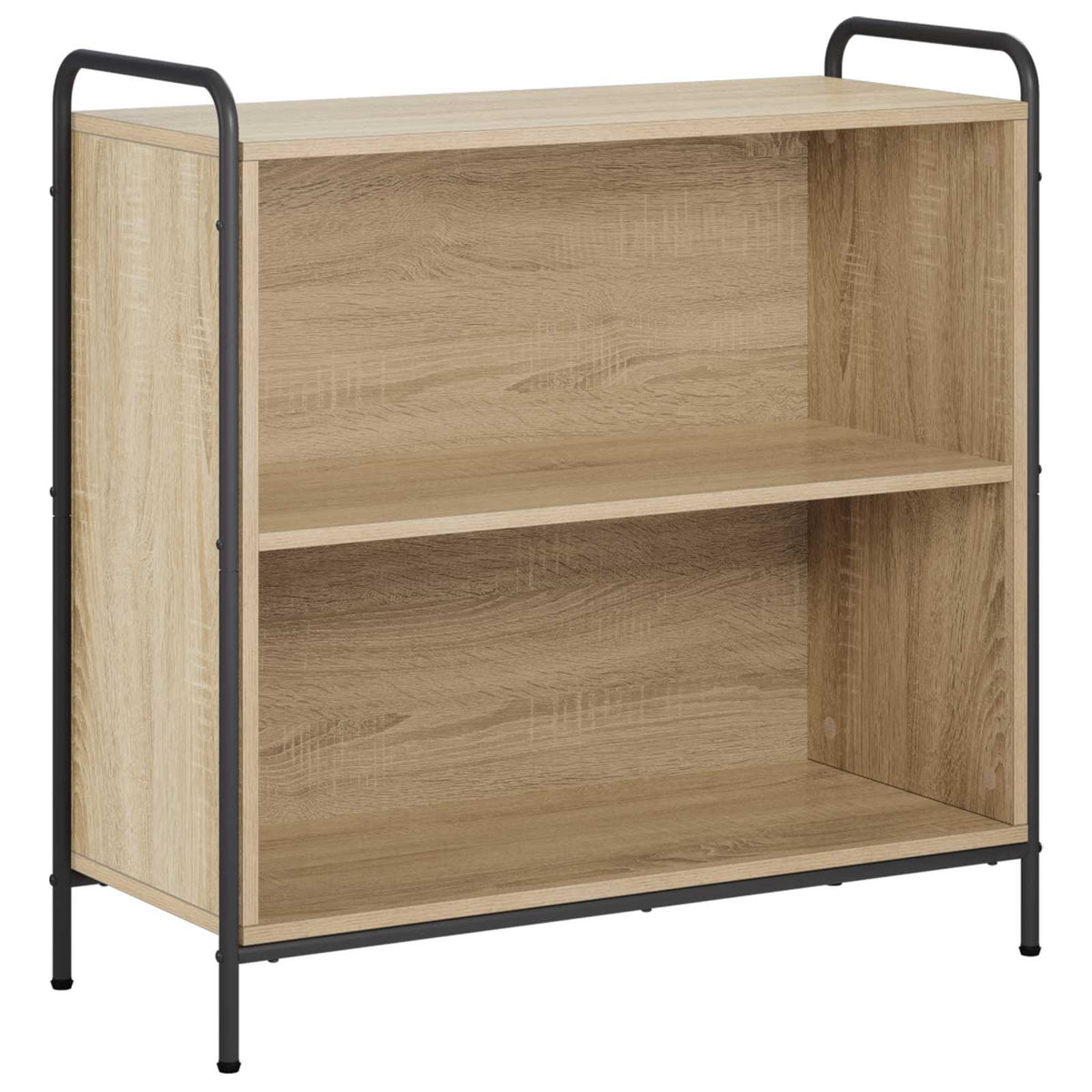 vidaXL Book Cabinet 80 x 33 x 80 cm Engineered Wood Sonoma Oak