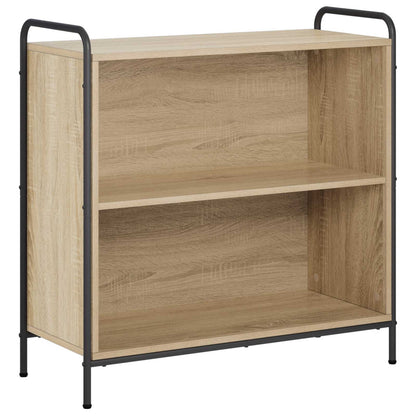 vidaXL Book Cabinet 80 x 33 x 80 cm Engineered Wood Sonoma Oak