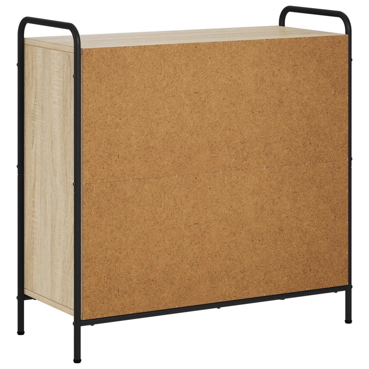 vidaXL Book Cabinet 80 x 33 x 80 cm Engineered Wood Sonoma Oak