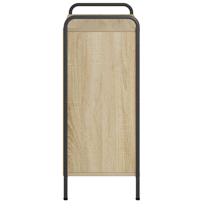 vidaXL Book Cabinet 80 x 33 x 80 cm Engineered Wood Sonoma Oak