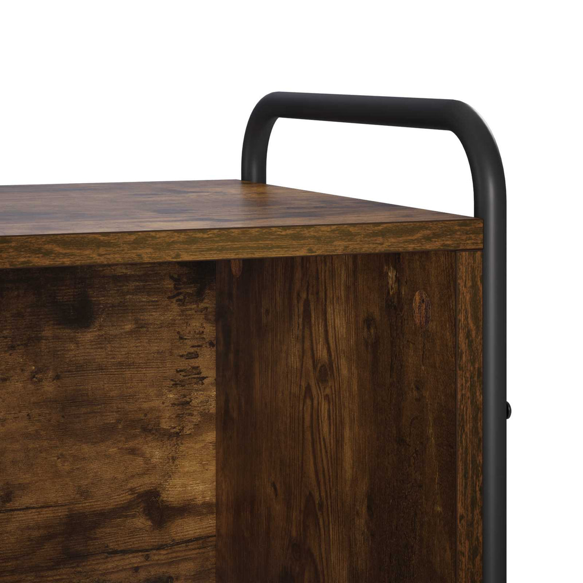 vidaXL Book Cabinet 80 x 33 x 80 cm Engineered Wood Smoked Oak