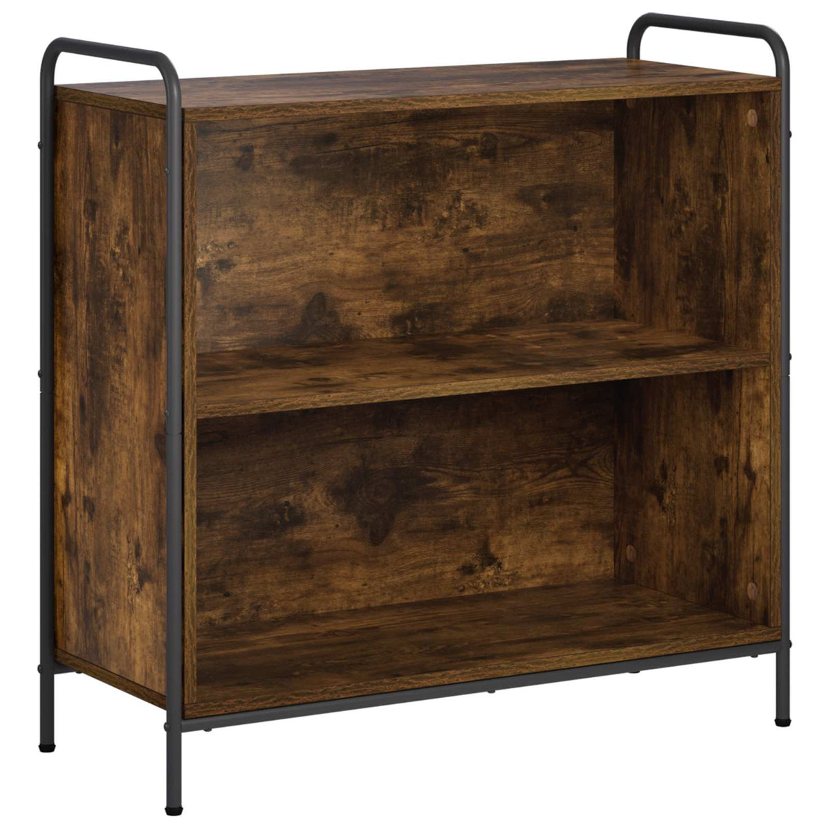 vidaXL Book Cabinet 80 x 33 x 80 cm Engineered Wood Smoked Oak