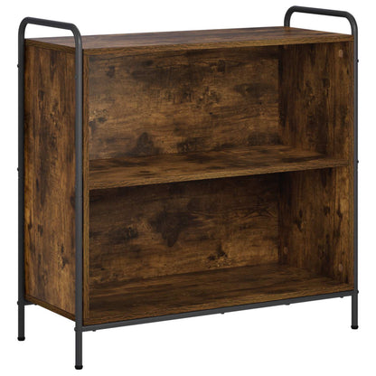 vidaXL Book Cabinet 80 x 33 x 80 cm Engineered Wood Smoked Oak