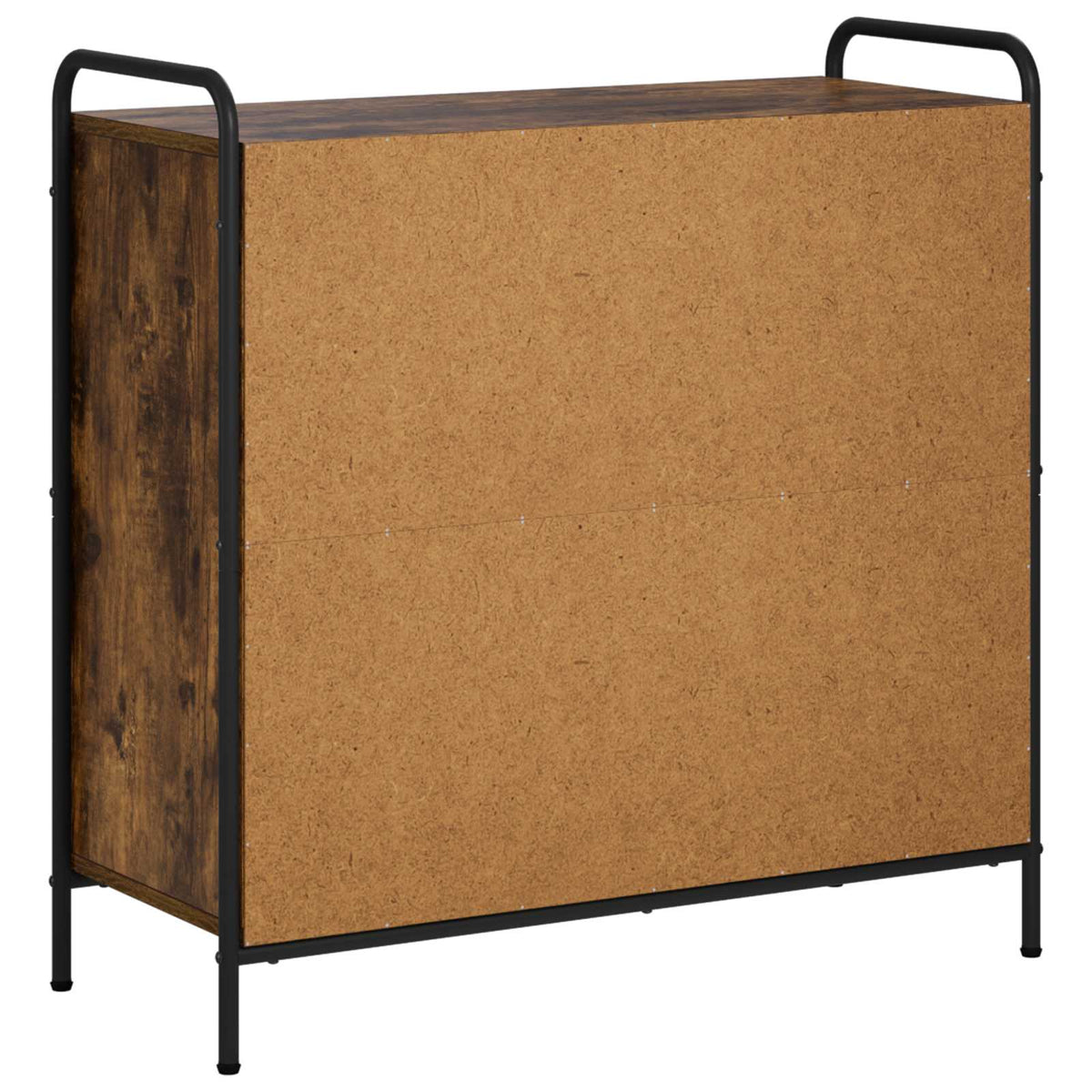 vidaXL Book Cabinet 80 x 33 x 80 cm Engineered Wood Smoked Oak