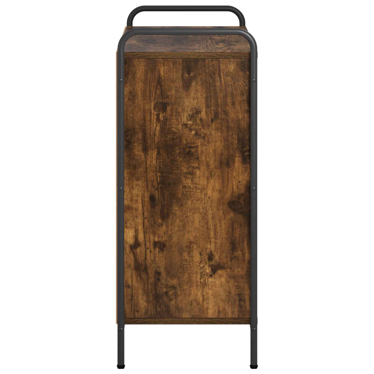 vidaXL Book Cabinet 80 x 33 x 80 cm Engineered Wood Smoked Oak