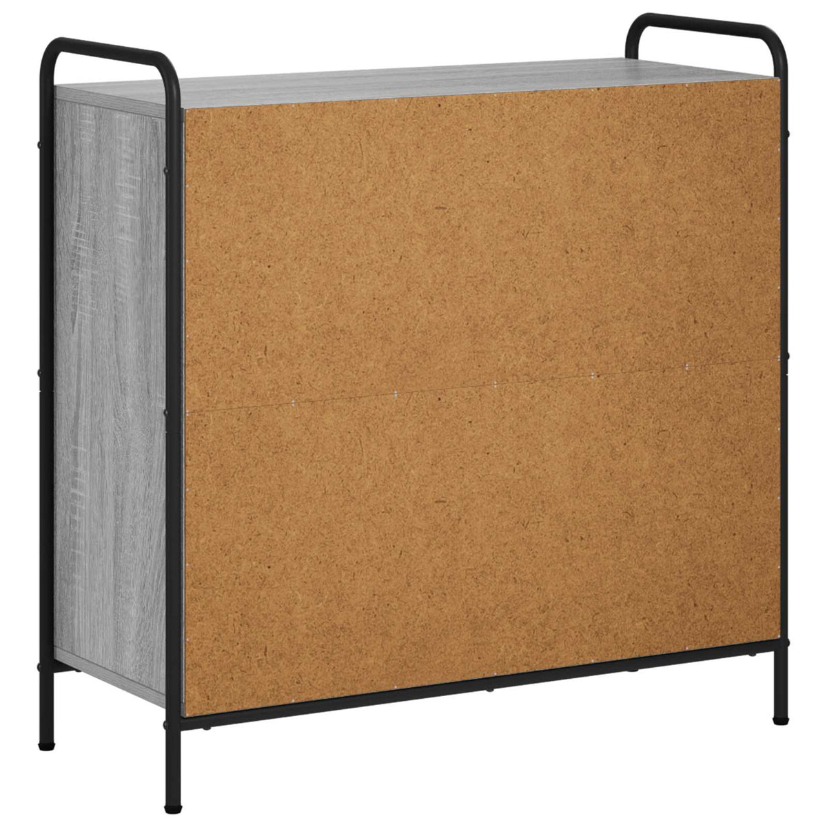 vidaXL Book Cabinet 80 x 33 x 80 cm Engineered Wood Grey Sonoma