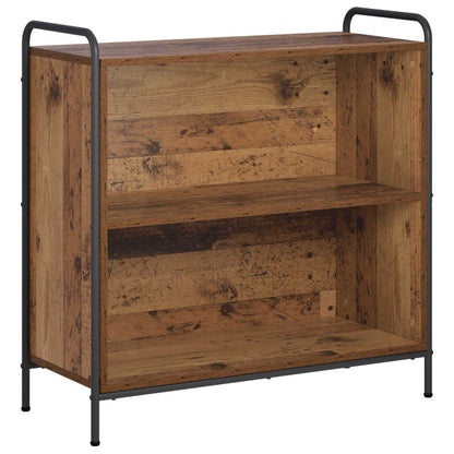 vidaXL Book Cabinet 80 x 33 x 80 cm Engineered Wood Old Wood