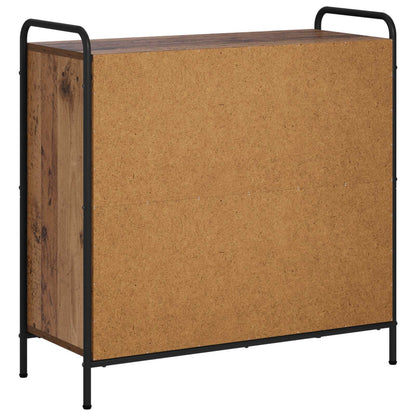 vidaXL Book Cabinet 80 x 33 x 80 cm Engineered Wood Old Wood