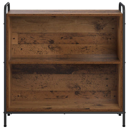 vidaXL Book Cabinet 80 x 33 x 80 cm Engineered Wood Old Wood