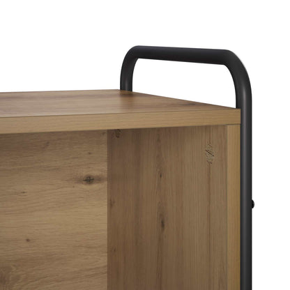 vidaXL Book Cabinet 80 x 33 x 80 cm Engineered Wood Artisan Oak