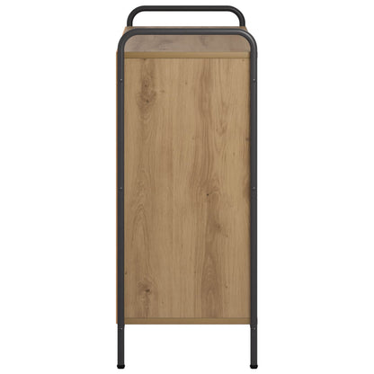 vidaXL Book Cabinet 80 x 33 x 80 cm Engineered Wood Artisan Oak