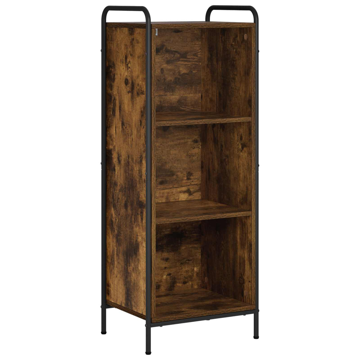 vidaXL Book Cabinet 43 x 33 x 111 cm Engineered Wood Smoked Oak
