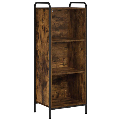 vidaXL Book Cabinet 43 x 33 x 111 cm Engineered Wood Smoked Oak