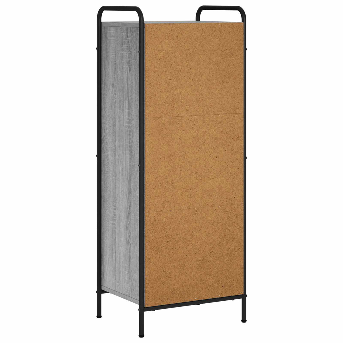 vidaXL Book Cabinet 43 x 33 x 111 cm Engineered Wood Grey Sonoma