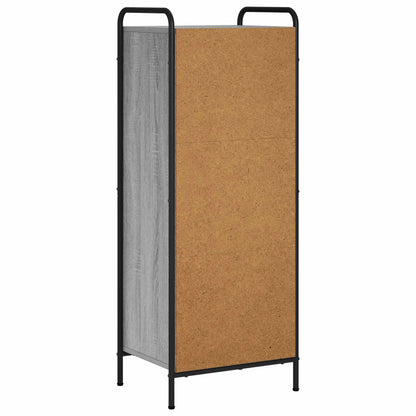vidaXL Book Cabinet 43 x 33 x 111 cm Engineered Wood Grey Sonoma