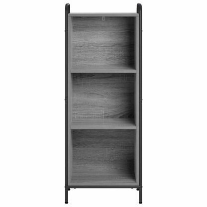 vidaXL Book Cabinet 43 x 33 x 111 cm Engineered Wood Grey Sonoma