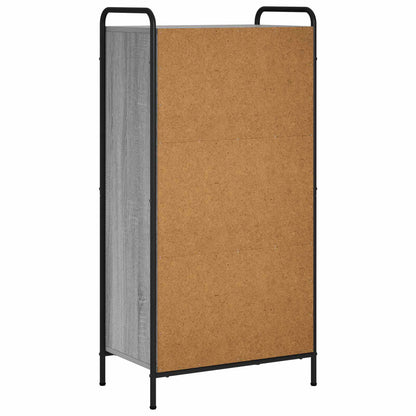 vidaXL Book Cabinet 55.5 x 33 x 111 cm Engineered Wood Grey Sonoma