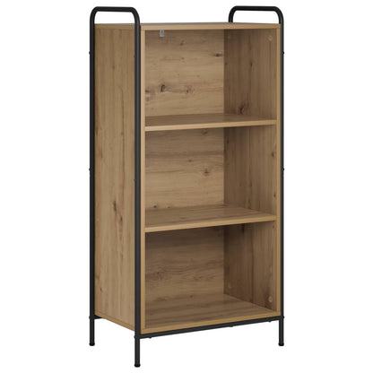 vidaXL Book Cabinet 55.5 x 33 x 111 cm Engineered Wood Artisan Oak