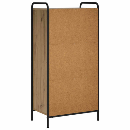 vidaXL Book Cabinet 55.5 x 33 x 111 cm Engineered Wood Artisan Oak