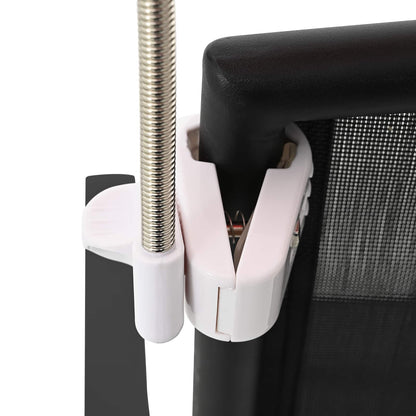 vidaXL Umbrella with Clamp 2 pcs Navy Blue Ø 105 x 86 cm