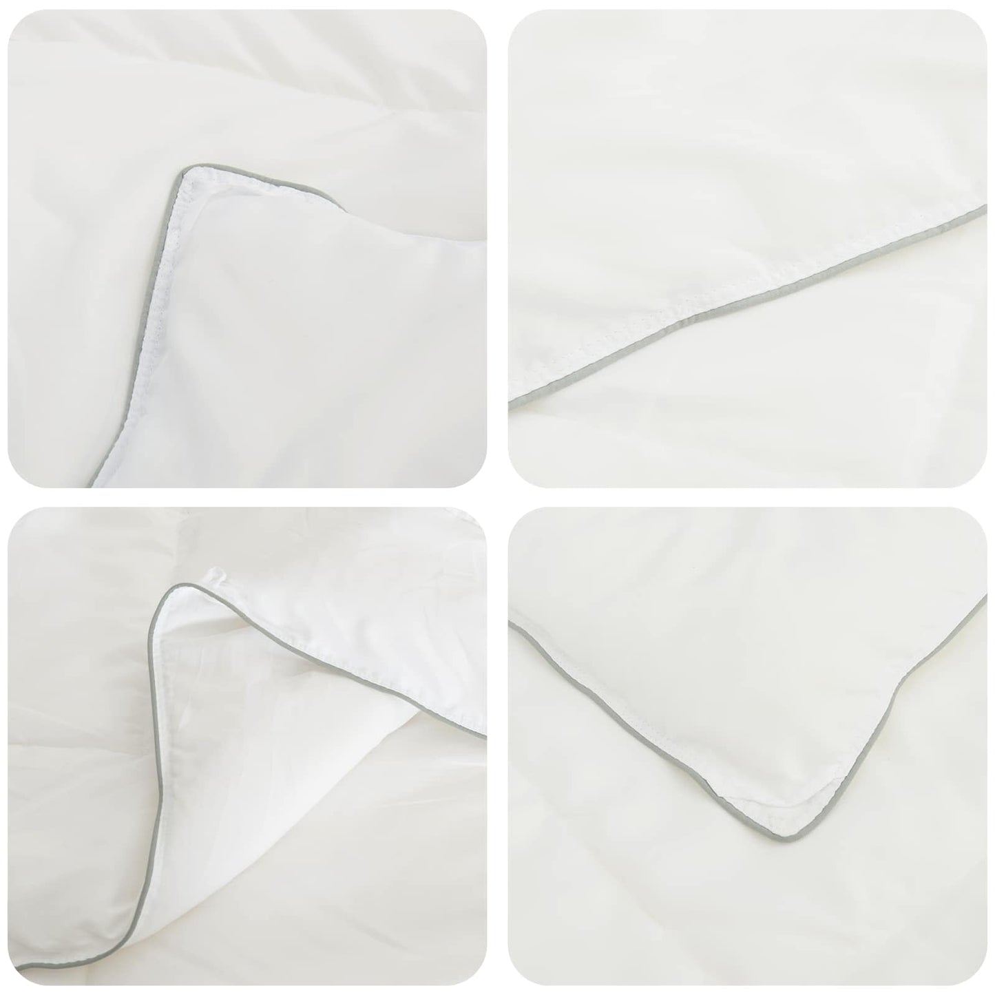 vidaXL Duvet 140x200 cm Summer 200 GSM Australian Wool White