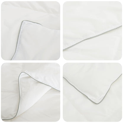 vidaXL Duvet 140x200 cm Summer 200 GSM Australian Wool White