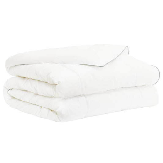vidaXL Duvet 220x240 cm Summer 200 GSM Australian Wool White