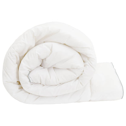 vidaXL Duvet 220x240 cm Summer 200 GSM Australian Wool White