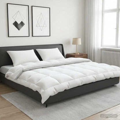 vidaXL Duvet 200x220 cm Winter 450 GSM Australian Wool White