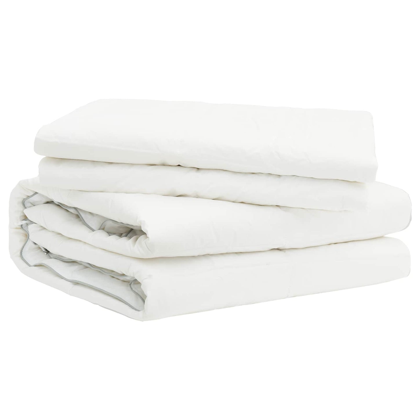 vidaXL Duvet 200x200 cm 4 Seasons 200+300 GSM Australian Wool White
