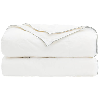 vidaXL Duvet 200x200 cm 4 Seasons 200+300 GSM Australian Wool White