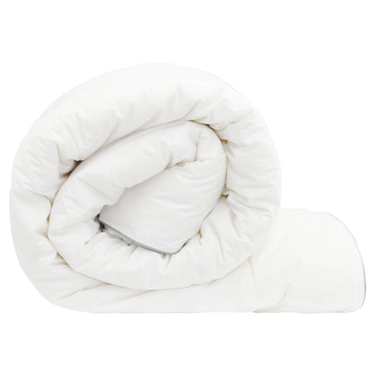 vidaXL Duvet 200x200 cm 4 Seasons 200+300 GSM Australian Wool White