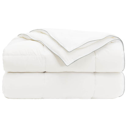 vidaXL Duvet 155x220 cm 4 Seasons 200+300 GSM Australian Wool White