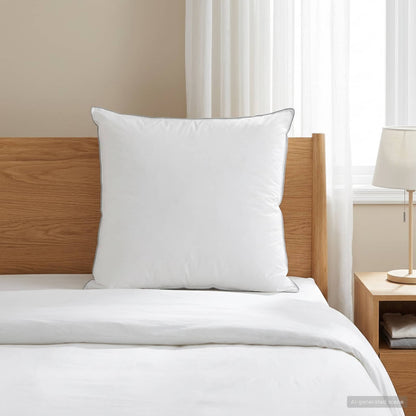 vidaXL Pillow 50 x 50 cm Australian Wool White