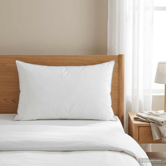 vidaXL Pillow 50 x 75 cm Australian Wool White