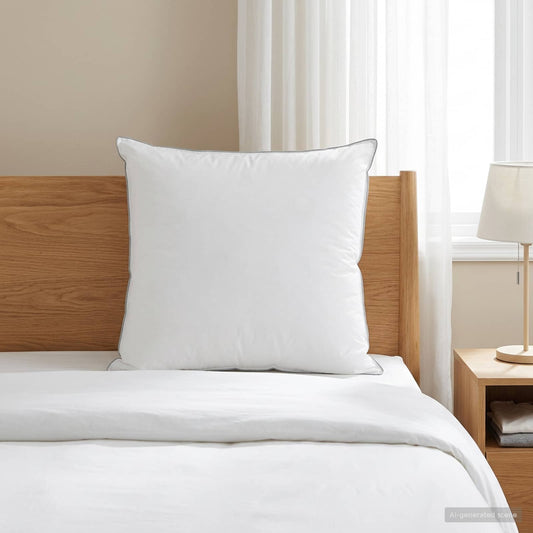 vidaXL Pillow 80 x 80 cm Australian Wool White