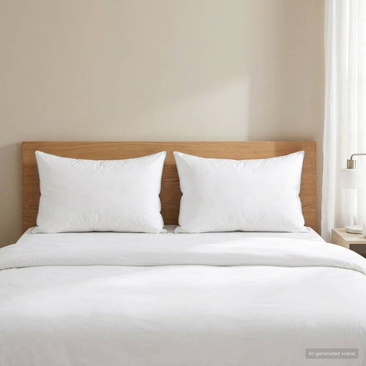 vidaXL Pillow 2 pcs 60 x 80 cm Australian Wool White