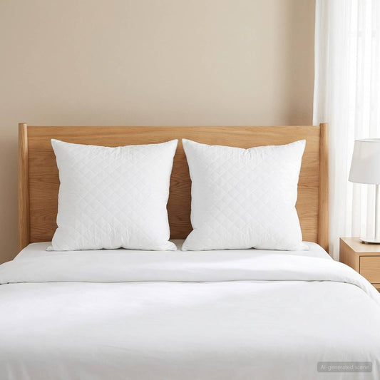 vidaXL Pillow FULDA 2 pcs 40 x 40 cm 100% Goose Down & Feather White