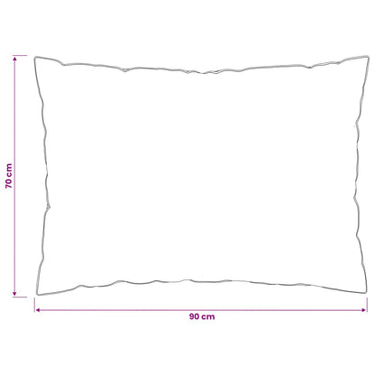 vidaXL Pillow FULDA 2 pcs 70 x 90 cm 100% Goose Down & Feather White